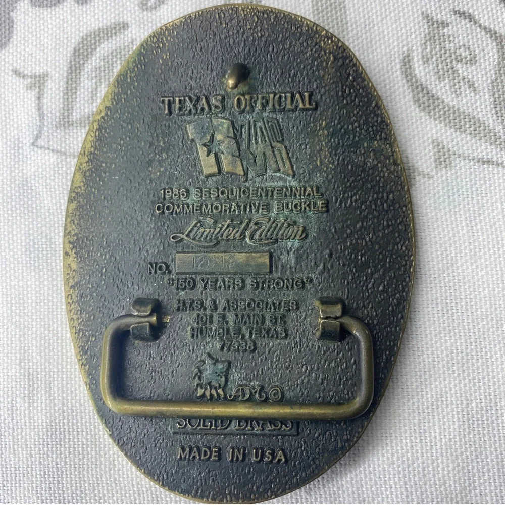 Buckle‎ Vintage Texas Sesquicentennial Limited Edition